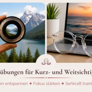 Augentraining bei Kurz- und Weitsichtigkeit mit Übungen für Nähe und Ferne