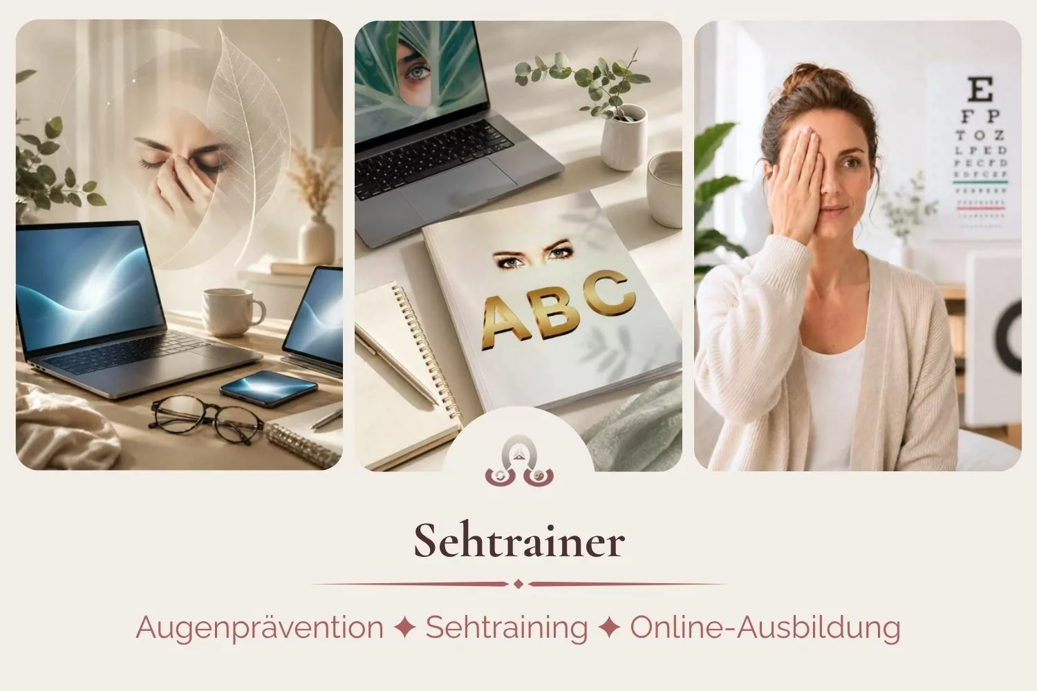 Ausbildung Sehtrainer Ausbildung zum Sehtrainer:in – digitale Augenbelastung, Lernunterlagen und Augenübung
