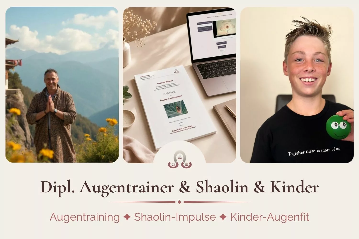 Dipl. Augentrainer & Kinder & Shaolin Produktbild Dipl. Augentrainer:in mit Shaolin-Modul und Kinder-Augenfit