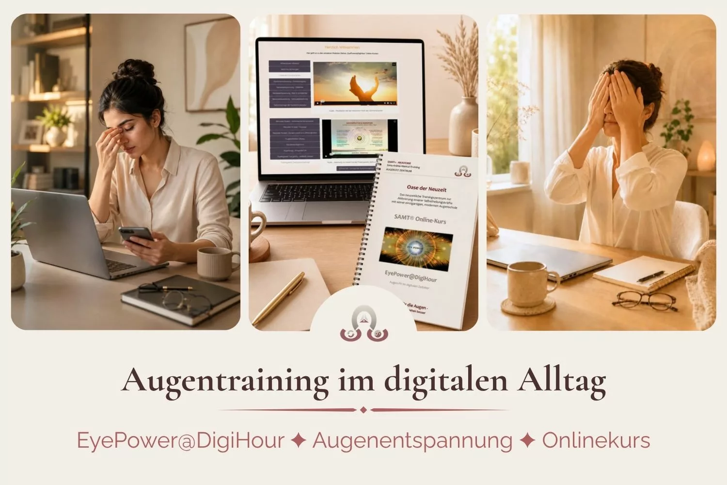 EyePower EyePower@DigiHour Onlinekurs – Augentraining im digitalen Alltag mit Übungen zur Augenentlastung bei Bildschirmarbeit