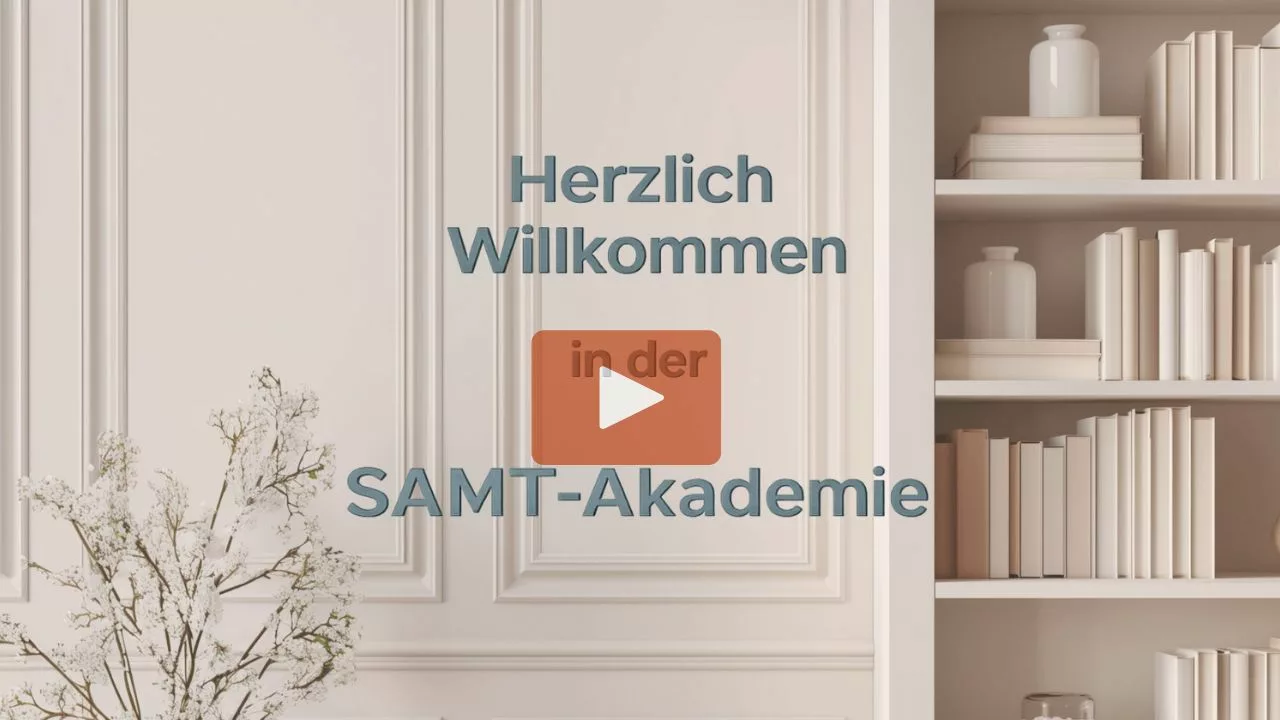 Herzlich Willkommen mit Pfeil Thumbnail Herzlich Willkommen in der SAMT Akademie